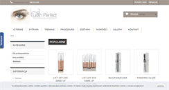 Desktop Screenshot of lashperfect.pl