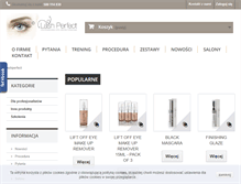 Tablet Screenshot of lashperfect.pl