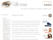 Tablet Screenshot of lashperfect.se